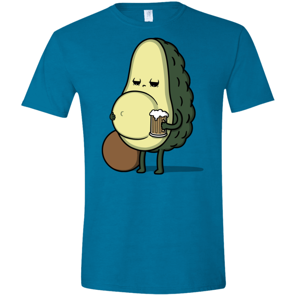 T-Shirts Antique Sapphire / S Beer Belly Men's Semi-Fitted Softstyle