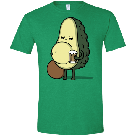 T-Shirts Heather Irish Green / S Beer Belly Men's Semi-Fitted Softstyle
