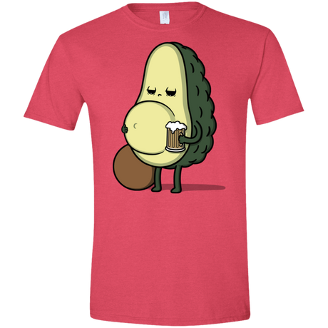 T-Shirts Heather Red / S Beer Belly Men's Semi-Fitted Softstyle