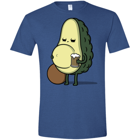 T-Shirts Heather Royal / X-Small Beer Belly Men's Semi-Fitted Softstyle