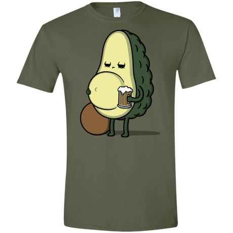 T-Shirts Military Green / S Beer Belly Men's Semi-Fitted Softstyle