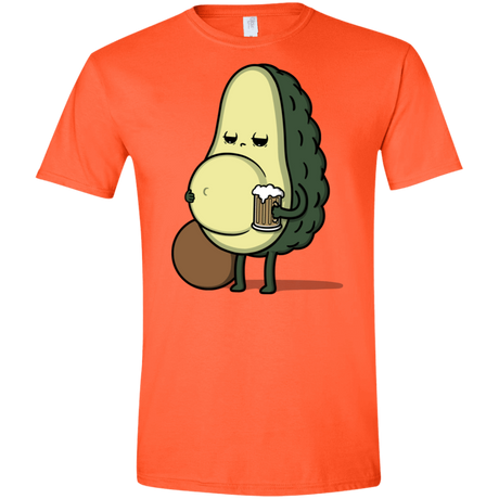 T-Shirts Orange / S Beer Belly Men's Semi-Fitted Softstyle
