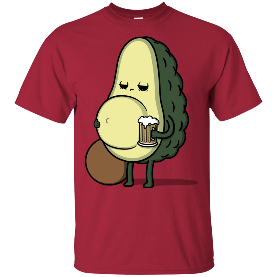 T-Shirts Cardinal / S Beer Belly T-Shirt