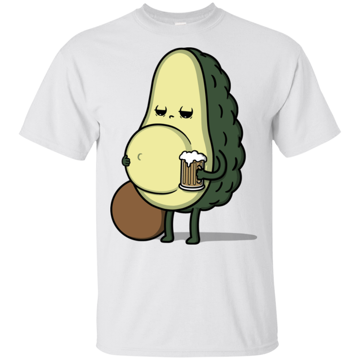 T-Shirts White / S Beer Belly T-Shirt