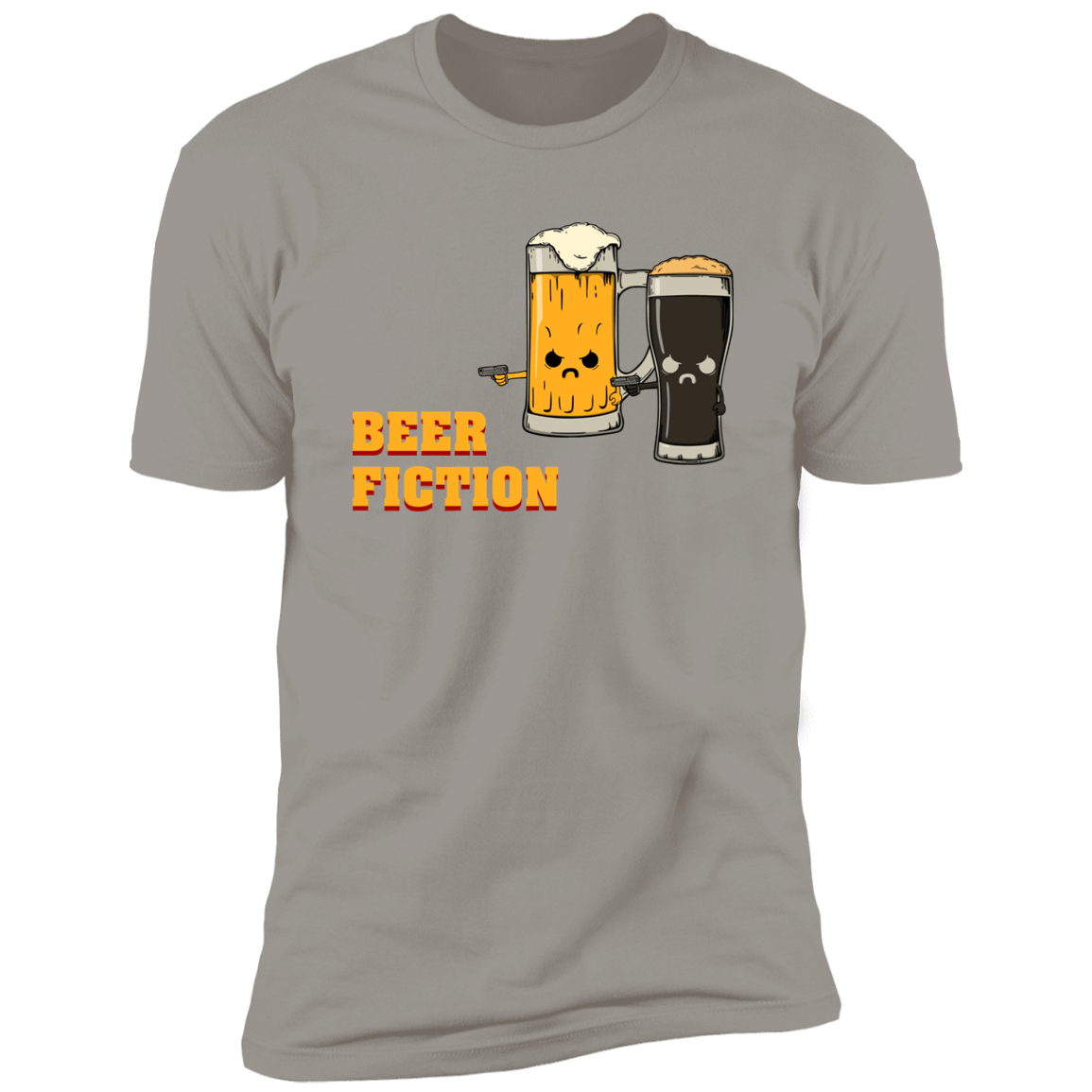 T-Shirts Light Grey / S Beer Fiction Men's Premium T-Shirt