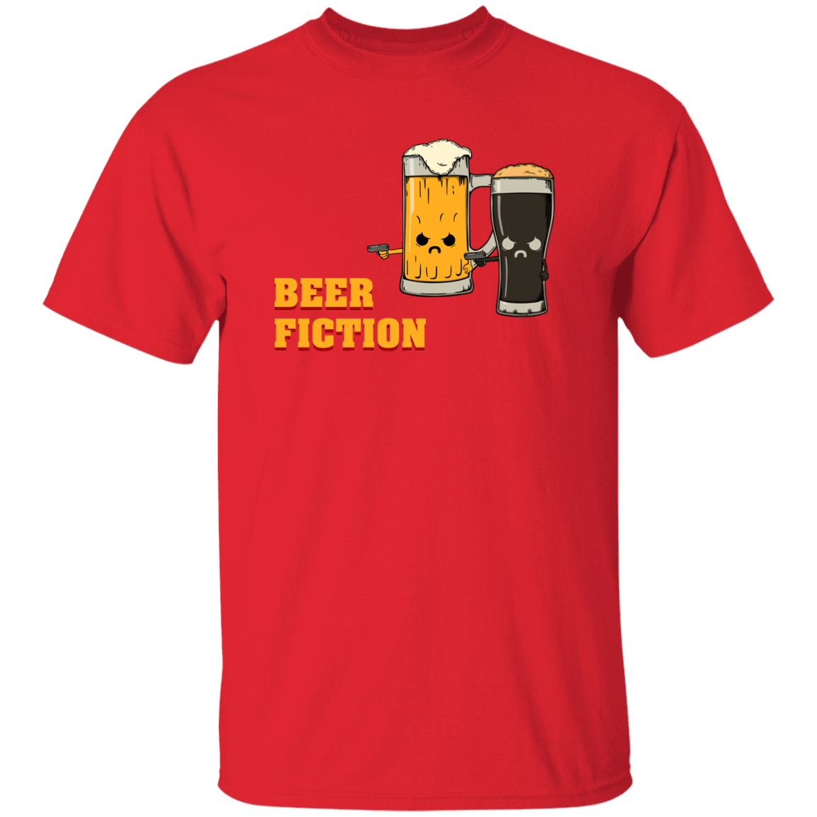 T-Shirts Red / YXS Beer Fiction Youth T-Shirt