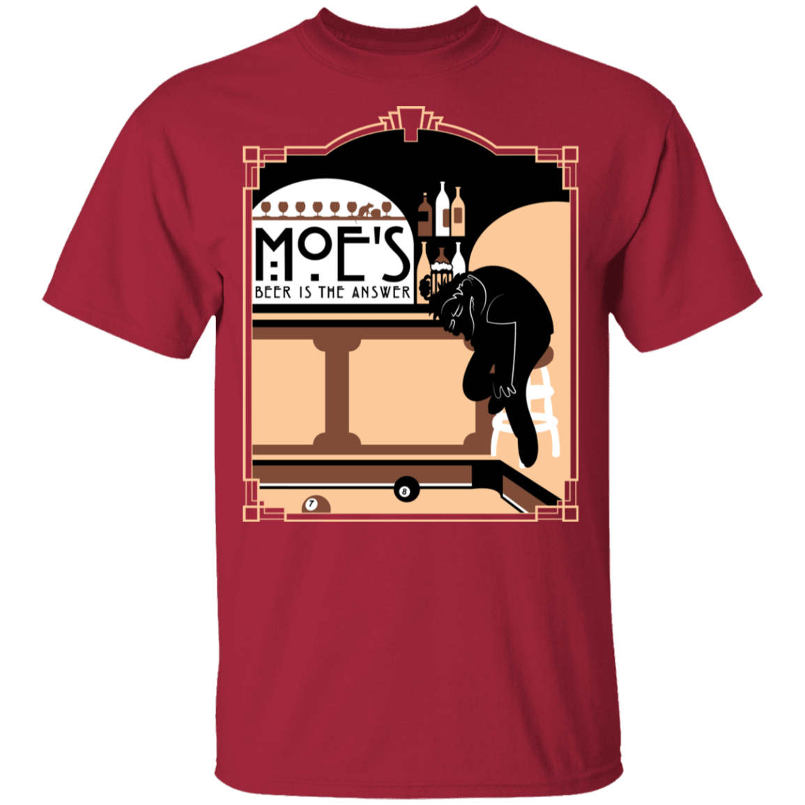 T-Shirts Cardinal / YXS Beer Is The Answer Youth T-Shirt