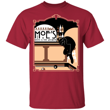 T-Shirts Cardinal / YXS Beer Is The Answer Youth T-Shirt