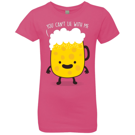 T-Shirts Hot Pink / YXS Beerfull Girls Premium T-Shirt