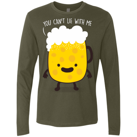 T-Shirts Military Green / Small Beerfull Men's Premium Long Sleeve
