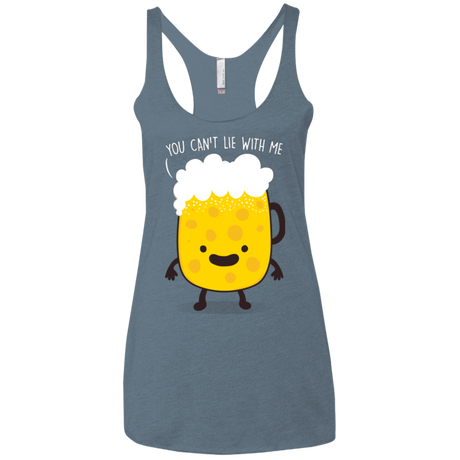 T-Shirts Indigo / X-Small Beerfull Women's Triblend Racerback Tank