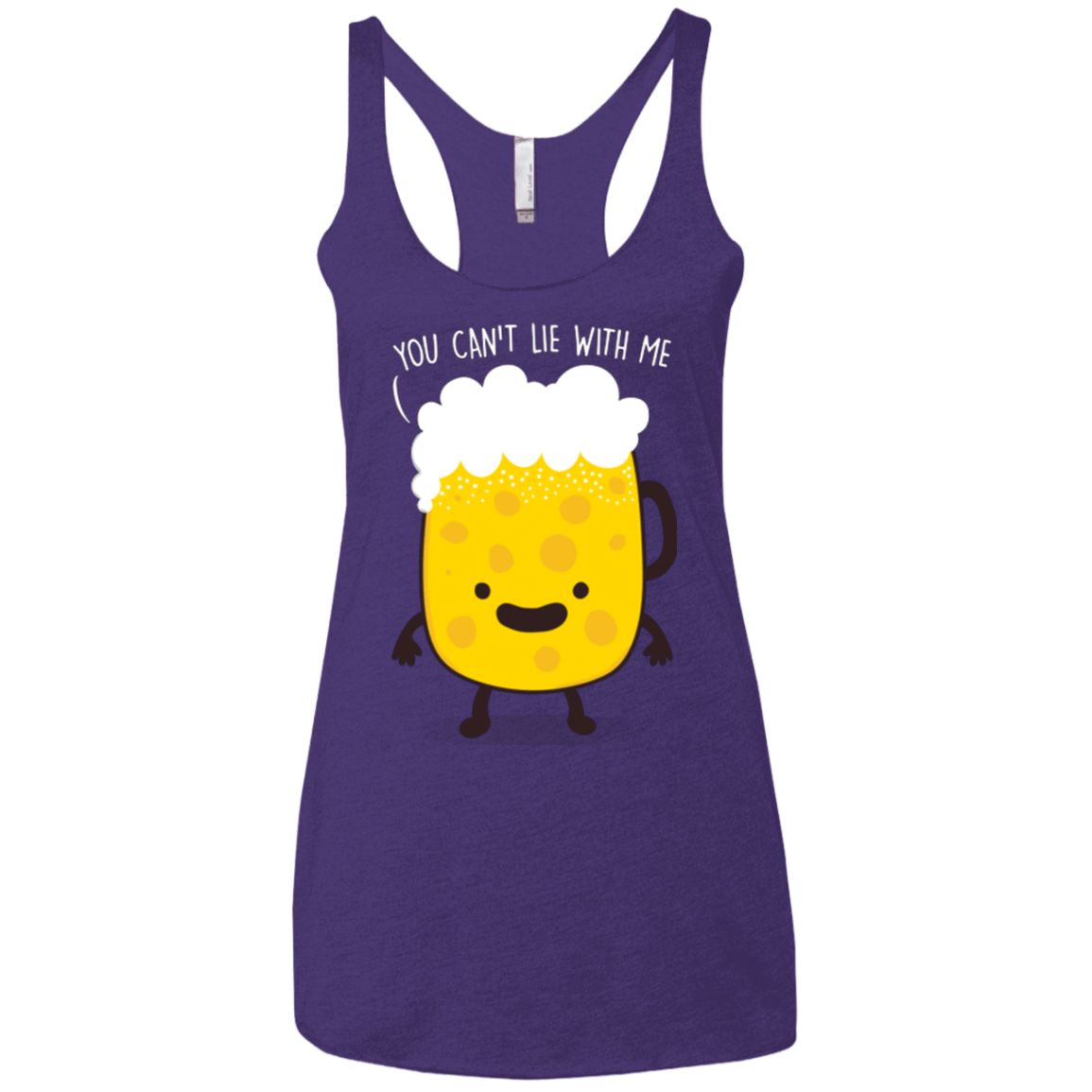 T-Shirts Purple / X-Small Beerfull Women's Triblend Racerback Tank