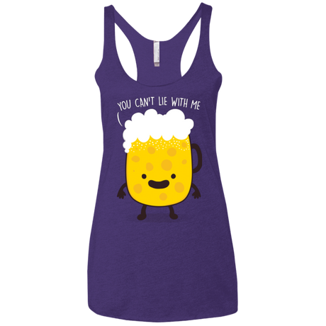 T-Shirts Purple / X-Small Beerfull Women's Triblend Racerback Tank