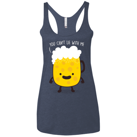 T-Shirts Vintage Navy / X-Small Beerfull Women's Triblend Racerback Tank
