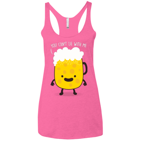 T-Shirts Vintage Pink / X-Small Beerfull Women's Triblend Racerback Tank