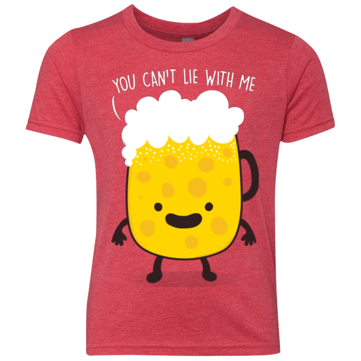 T-Shirts Vintage Red / YXS Beerfull Youth Triblend T-Shirt