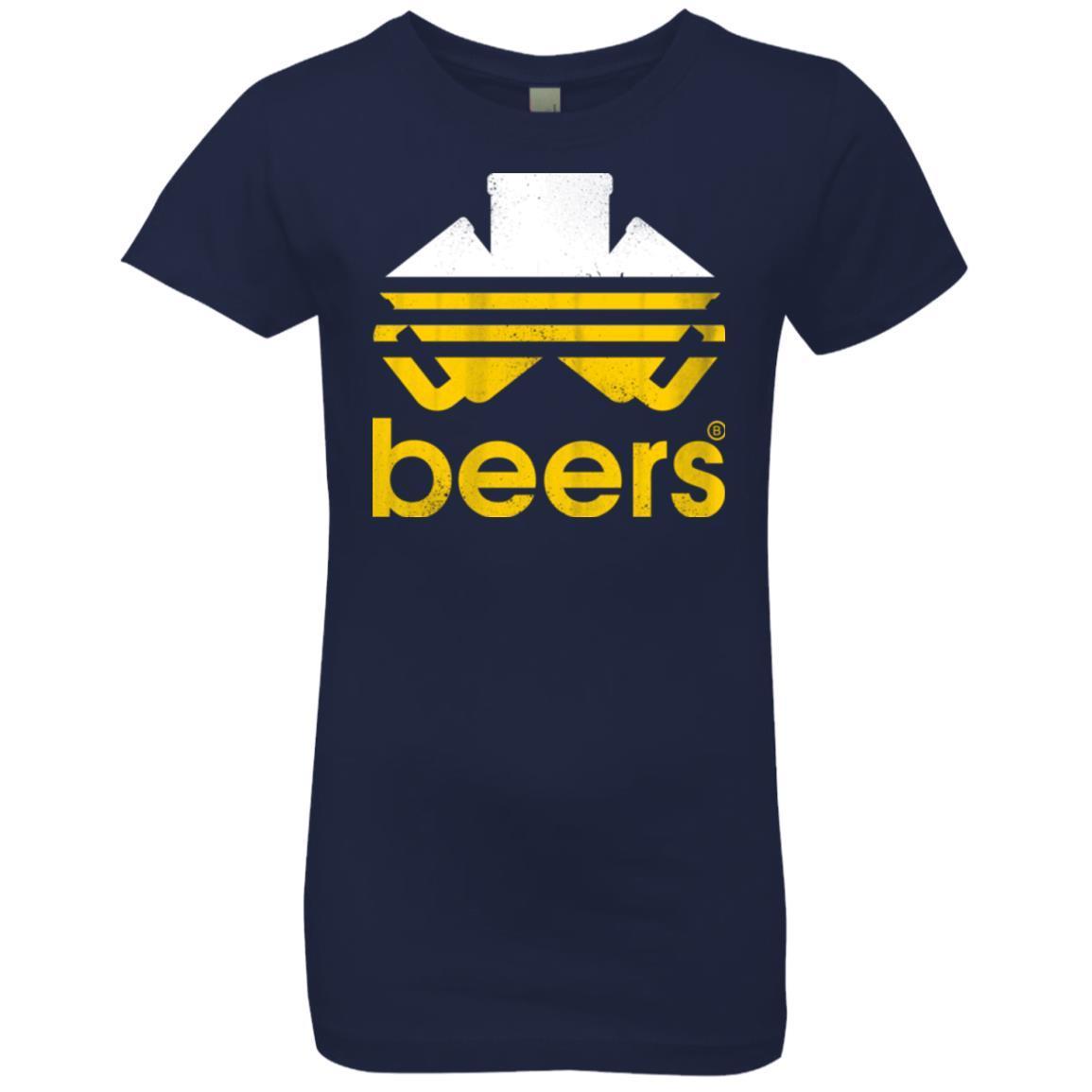 T-Shirts Midnight Navy / YXS Beers Girls Premium T-Shirt