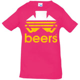 T-Shirts Hot Pink / 6 Months Beers Infant Premium T-Shirt
