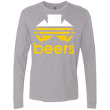 T-Shirts Heather Grey / Small Beers Men's Premium Long Sleeve