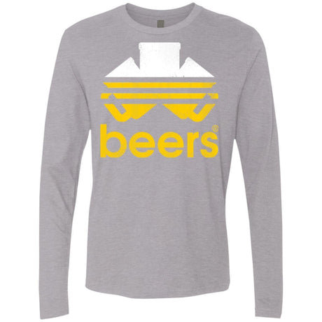 T-Shirts Heather Grey / Small Beers Men's Premium Long Sleeve