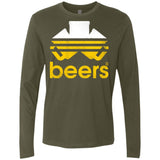 T-Shirts Military Green / Small Beers Men's Premium Long Sleeve