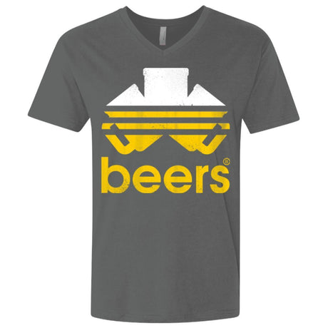 T-Shirts Heavy Metal / X-Small Beers Men's Premium V-Neck