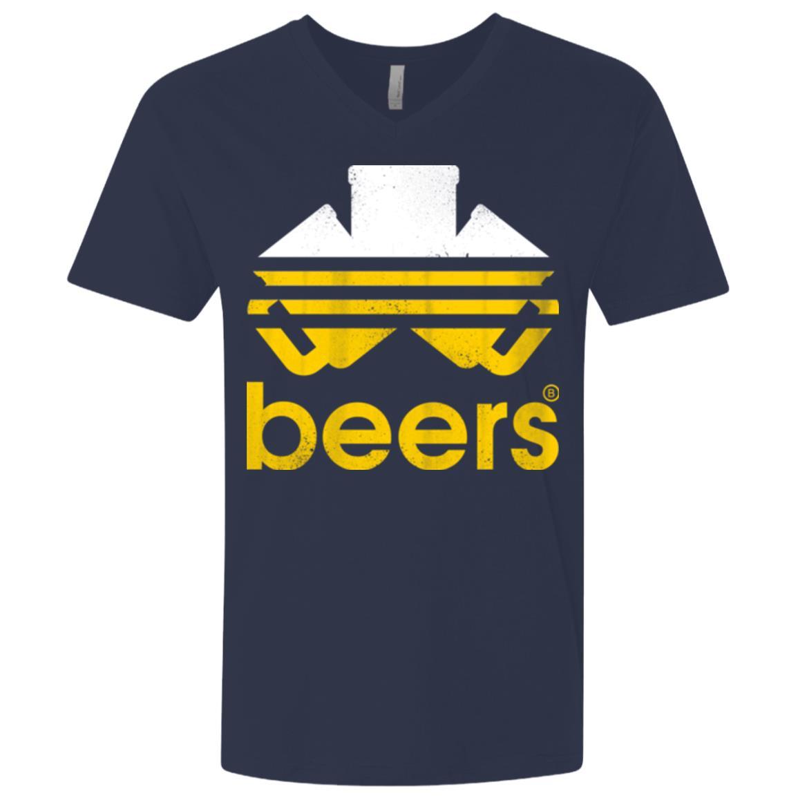 T-Shirts Midnight Navy / X-Small Beers Men's Premium V-Neck