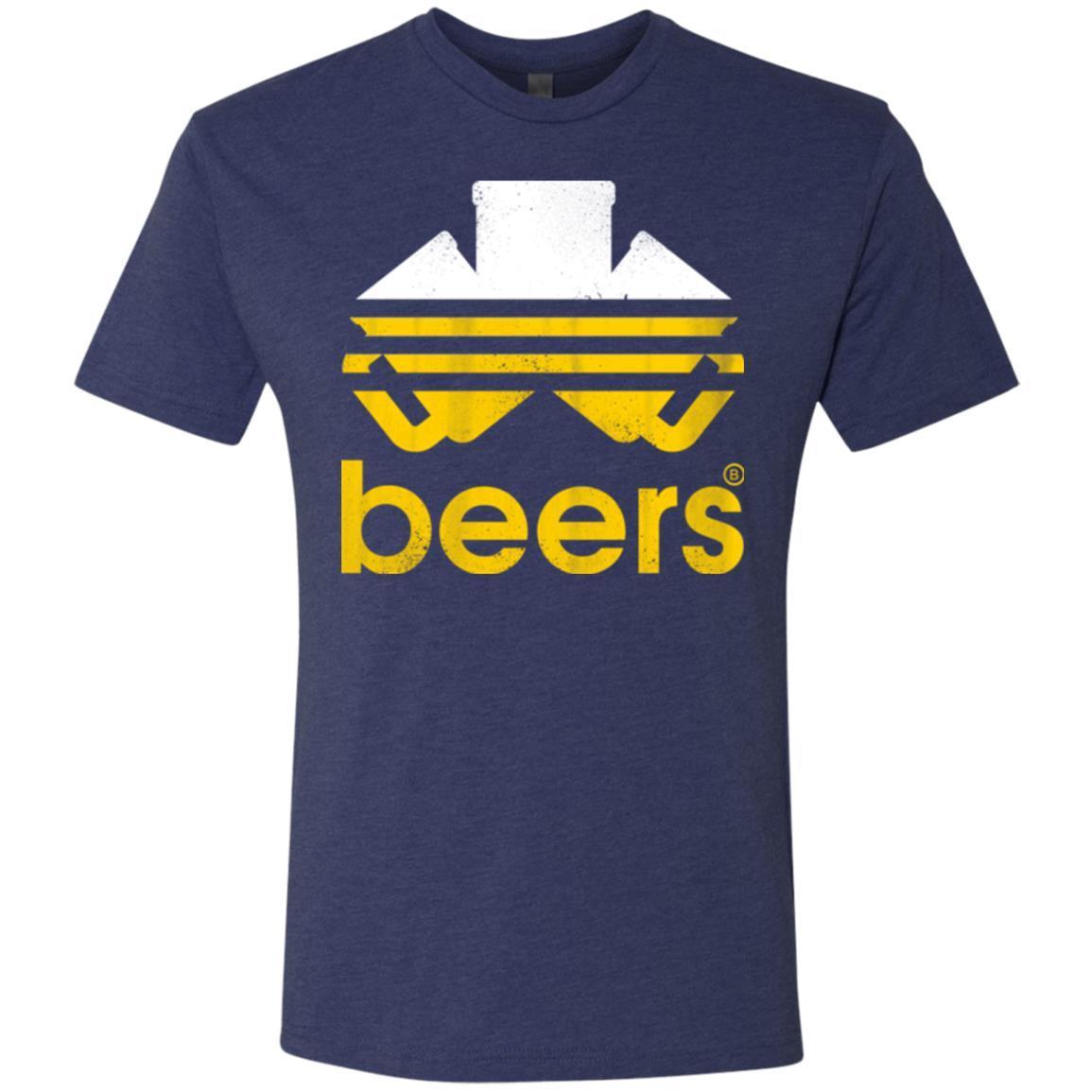 T-Shirts Vintage Navy / Small Beers Men's Triblend T-Shirt
