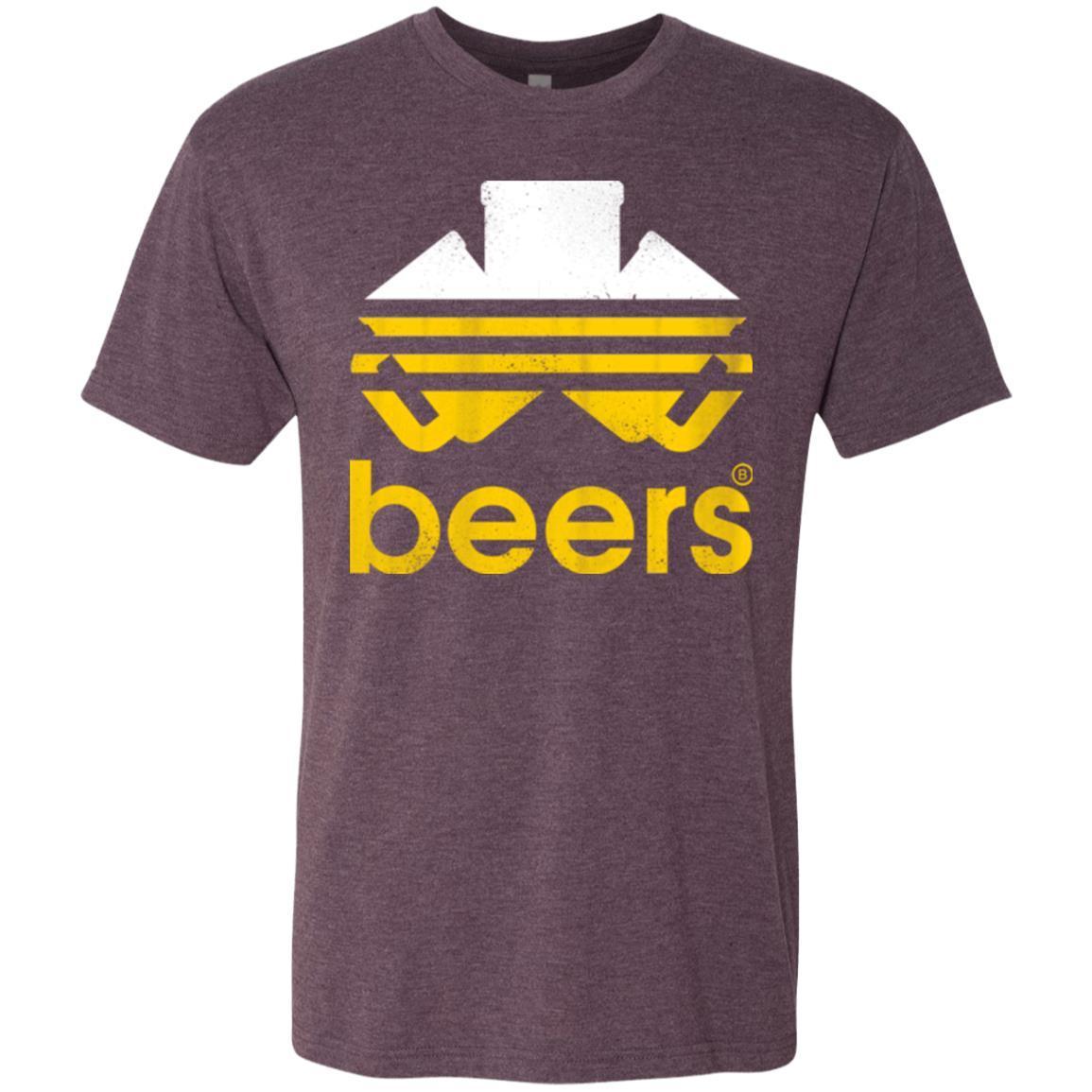 T-Shirts Vintage Purple / Small Beers Men's Triblend T-Shirt