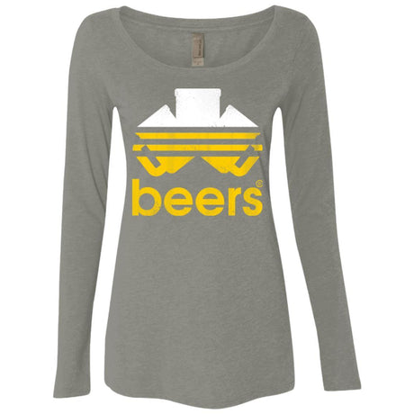 T-Shirts Venetian Grey / Small Beers Women's Triblend Long Sleeve Shirt