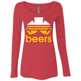 T-Shirts Vintage Red / Small Beers Women's Triblend Long Sleeve Shirt