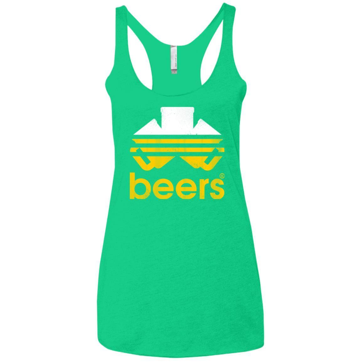 T-Shirts Envy / X-Small Beers Women's Triblend Racerback Tank