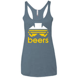T-Shirts Indigo / X-Small Beers Women's Triblend Racerback Tank