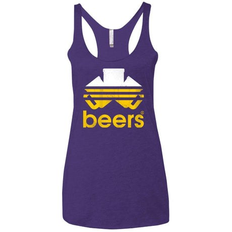 T-Shirts Purple / X-Small Beers Women's Triblend Racerback Tank