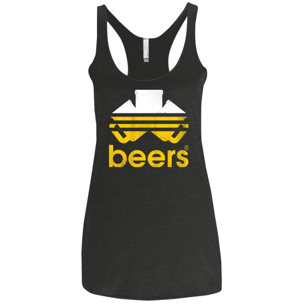 T-Shirts Vintage Black / X-Small Beers Women's Triblend Racerback Tank