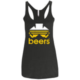 T-Shirts Vintage Black / X-Small Beers Women's Triblend Racerback Tank