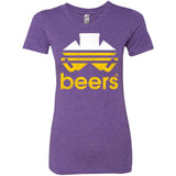 T-Shirts Purple Rush / Small Beers Women's Triblend T-Shirt