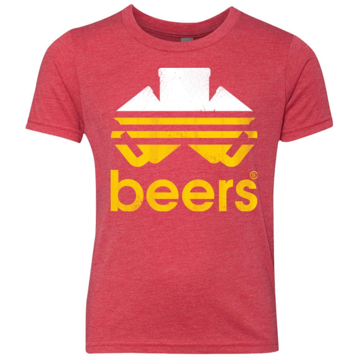 T-Shirts Vintage Red / YXS Beers Youth Triblend T-Shirt