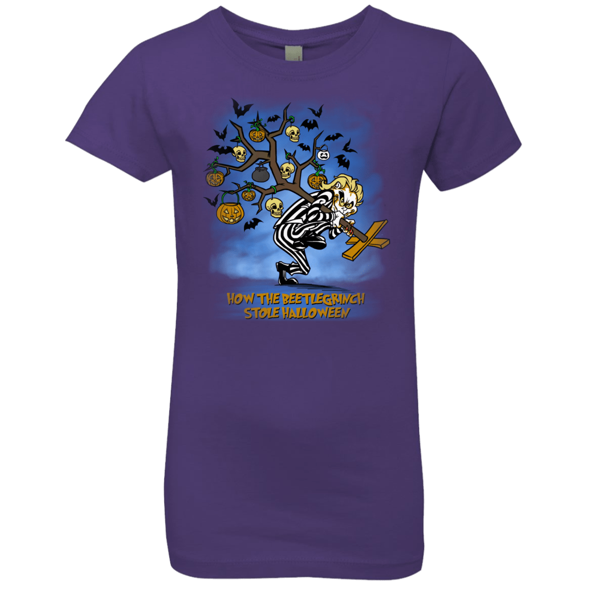 T-Shirts Purple Rush / YXS Beetlegrinch Girls Premium T-Shirt