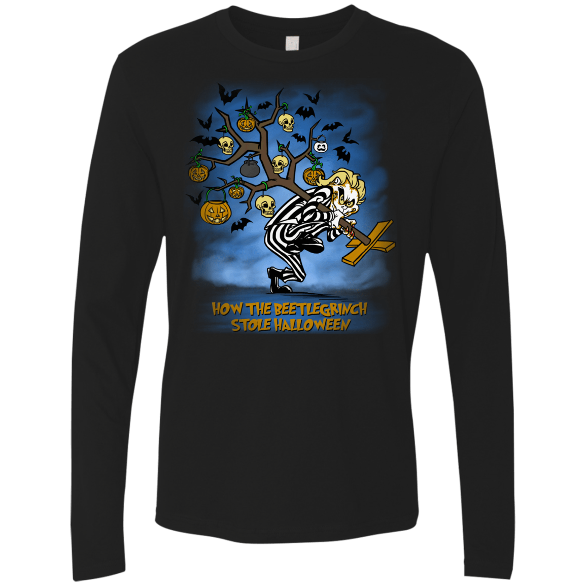 T-Shirts Black / Small Beetlegrinch Men's Premium Long Sleeve