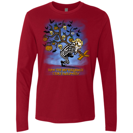 T-Shirts Cardinal / Small Beetlegrinch Men's Premium Long Sleeve
