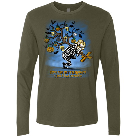 T-Shirts Military Green / Small Beetlegrinch Men's Premium Long Sleeve