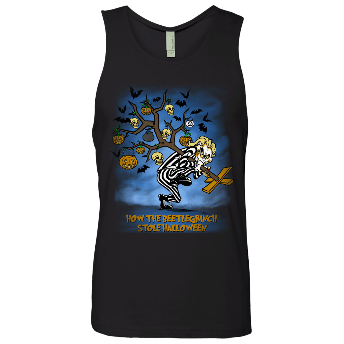 T-Shirts Black / Small Beetlegrinch Men's Premium Tank Top