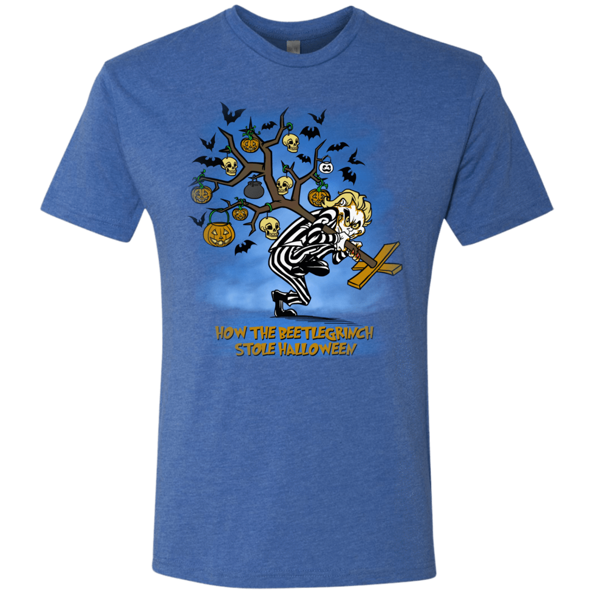 T-Shirts Vintage Royal / Small Beetlegrinch Men's Triblend T-Shirt