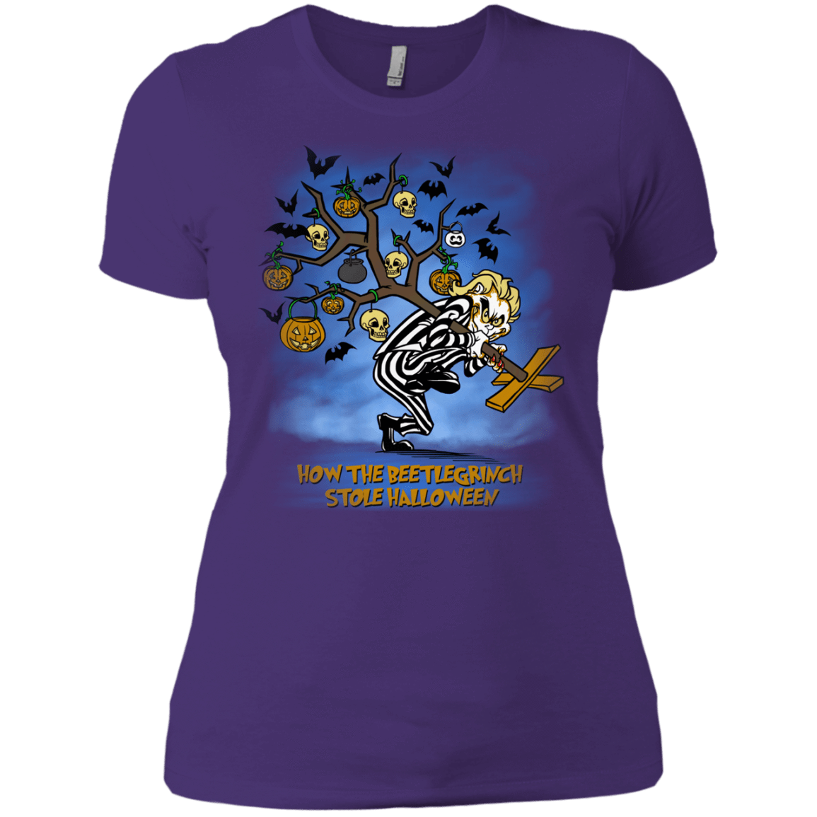 T-Shirts Purple / X-Small Beetlegrinch Women's Premium T-Shirt