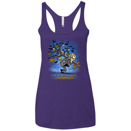 T-Shirts Purple / X-Small Beetlegrinch Women's Triblend Racerback Tank