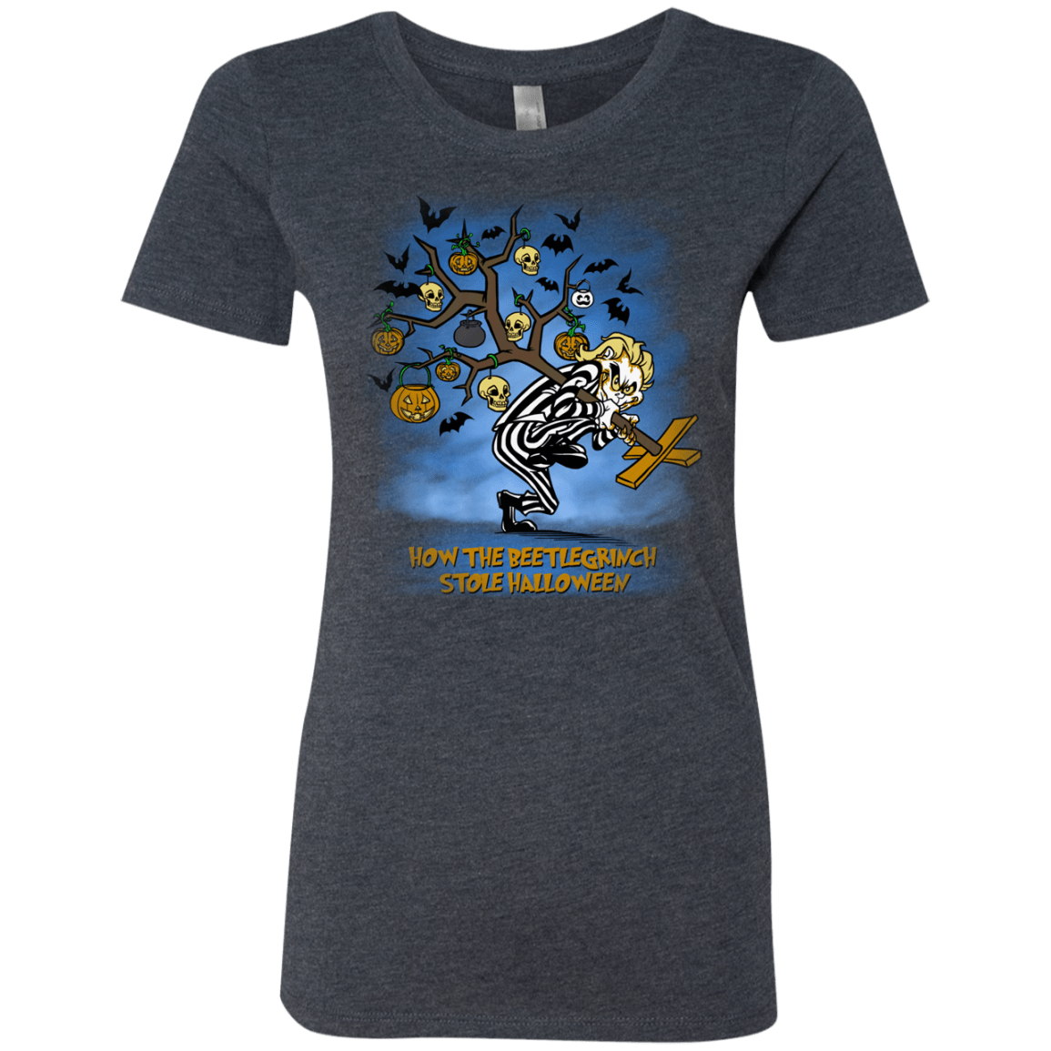 T-Shirts Vintage Navy / Small Beetlegrinch Women's Triblend T-Shirt