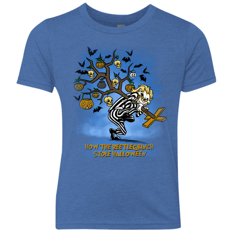 T-Shirts Vintage Royal / YXS Beetlegrinch Youth Triblend T-Shirt
