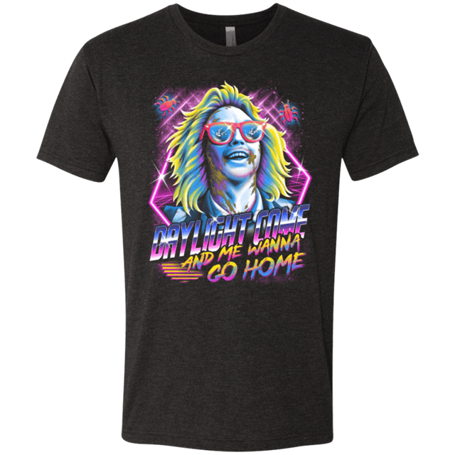 T-Shirts Vintage Black / Small Beetlejuice 80s Nostalgia Men's Triblend T-Shirt