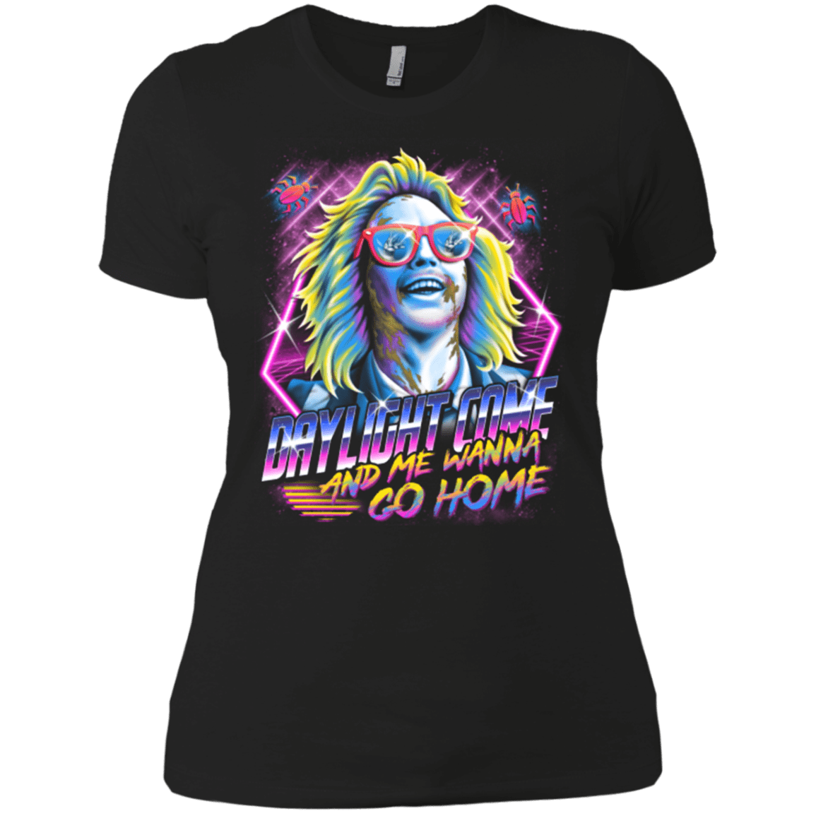 T-Shirts Black / X-Small Beetlejuice 80s Nostalgia Women's Premium T-Shirt